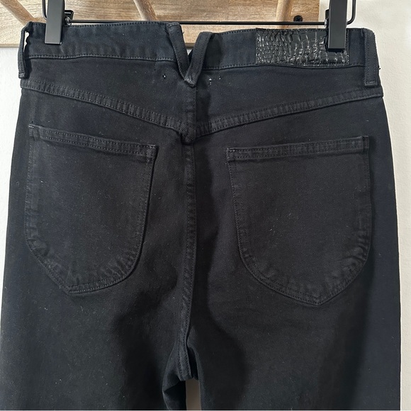 SPRWMN LA | Black High Waist Micro Flare leg Pants size 28 - Picture 7 of 10